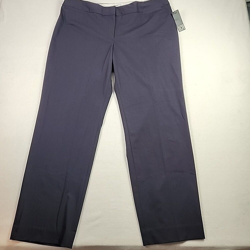 Liz Claiborne Collection Audra Straight Leg Navy Pant Size 18 NWT